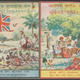 A poster compares how miserable life is under the British rule and what it could be, should India gain independence.
